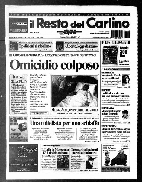 Il Resto del Carlino : giornale dell'Emilia